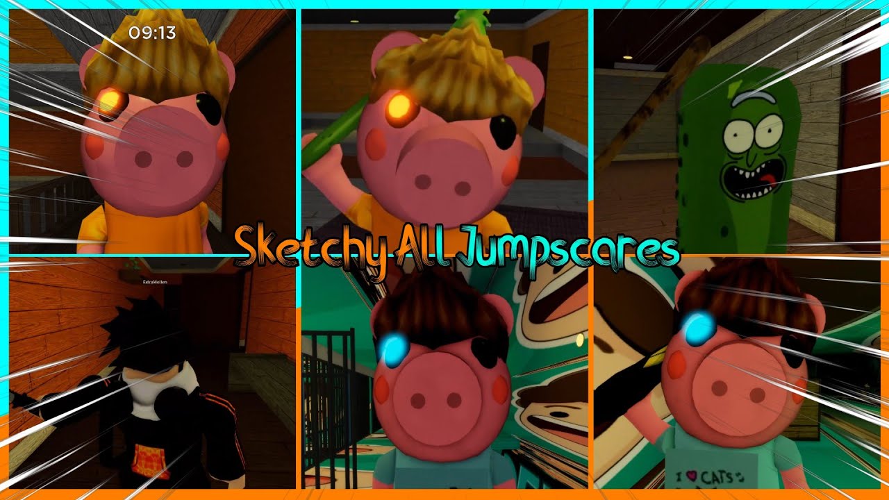 Sketchy [As of Chapter 2]: ALL JUMPSCARES (Game by  @DaRealZyro  )