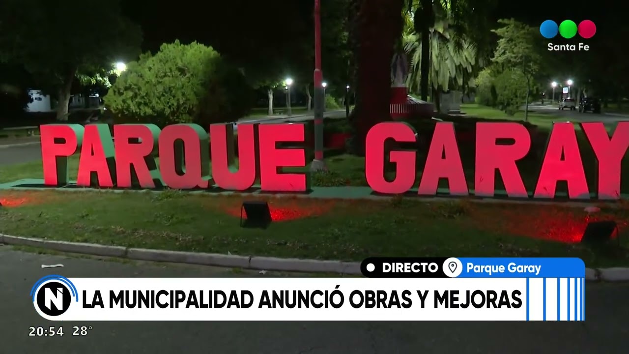 La Municipalidad anunció obras y mejoras en el Parque Garay