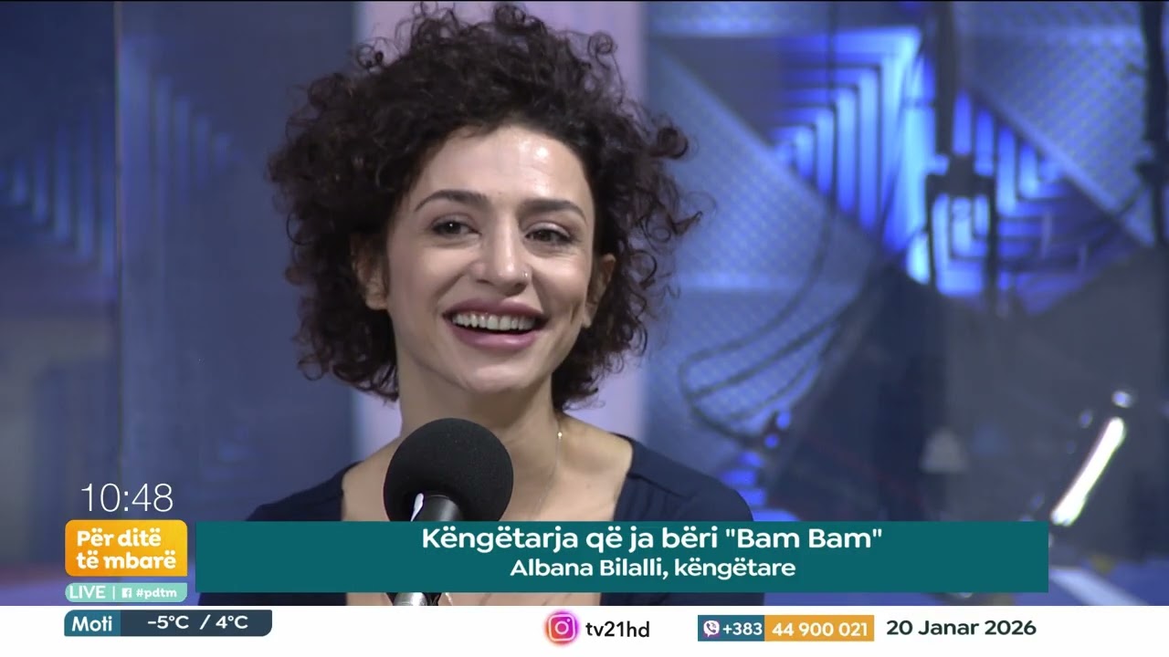 Këngëtarja që ja bëri ''Bam Bam'' Albana Bilalli, këngëtare 20.01.2026