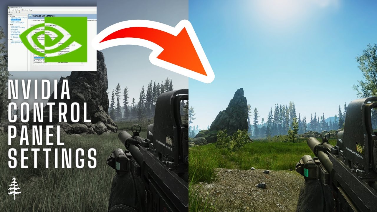 Настройки панели управления Nvidia для Tarkov