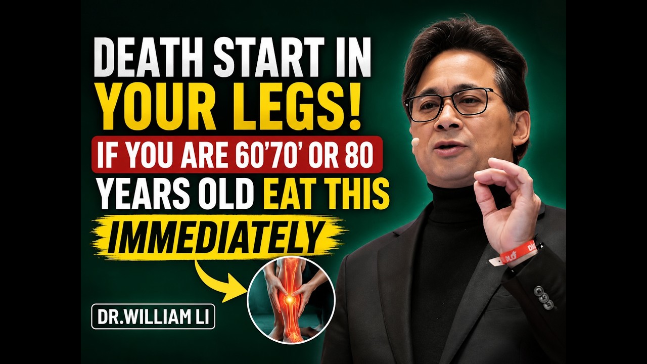 “Your Legs Weaken First! Eat These 6 Foods to Strengthen Them FAST | Dr. William Li”