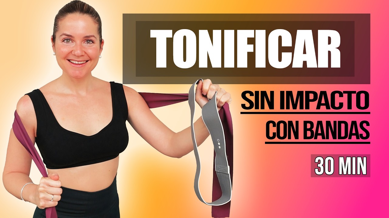 Pilates con BANDA ELÁSTICA- Fuerza, movilidad y flexibilidad - 30 min| Siéntete Joven