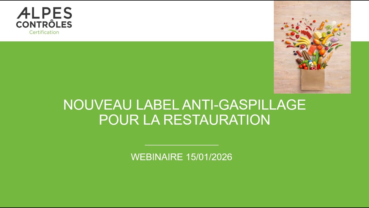 Replay Webinaire - Label anti-gaspillage alimentaire