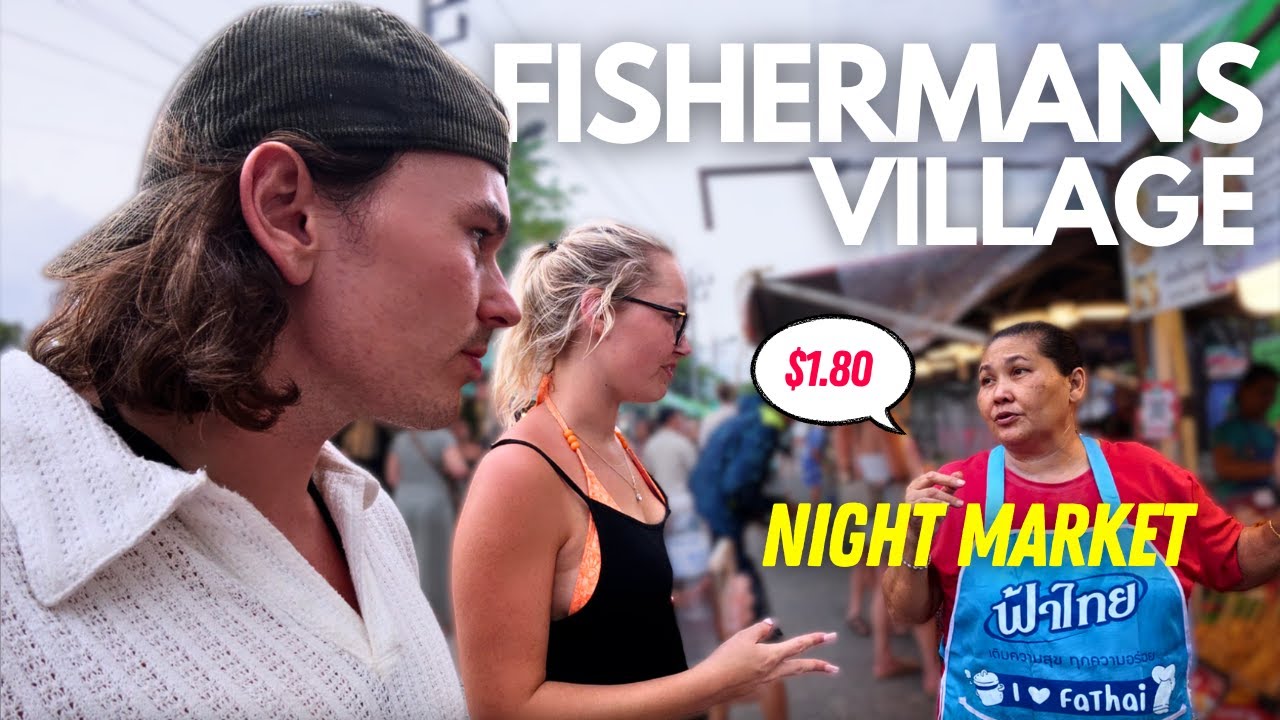 Trying Thai Street Food at Fisherman’s Village Night Market 🇹🇭