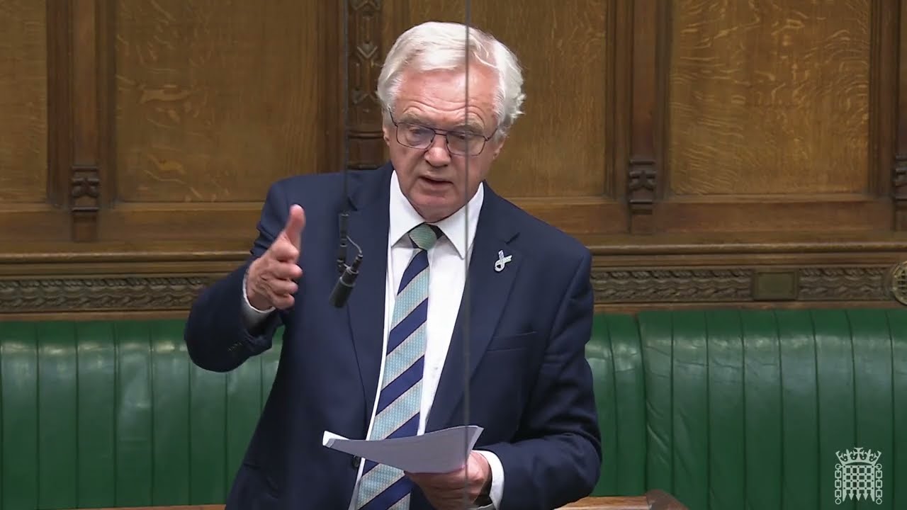 David Davis MP makes a speech about Armed Forces Day and the treatment of veterans