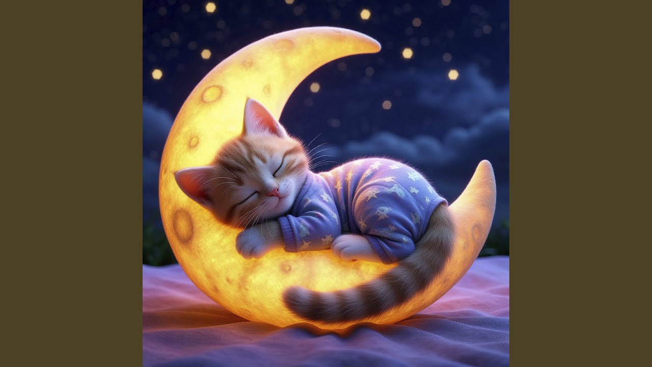 Котик слушает луну
