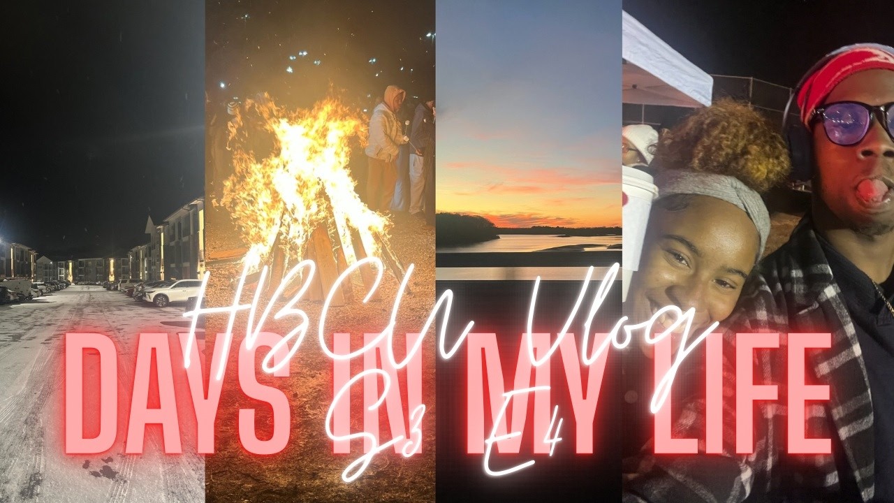 HBCU VLOG: DAYS IN MY LIFE: S3 E4 | Snow Day + Bonfire + Dance + Road Trip + more