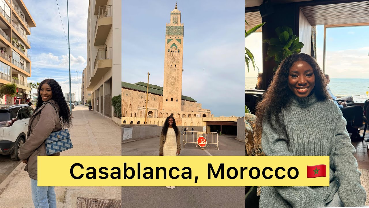 Casablanca vlog: #afcon2025 Uganda vs Nigeria , Hassan mosque II , Royal air Maroc did me dirty 
