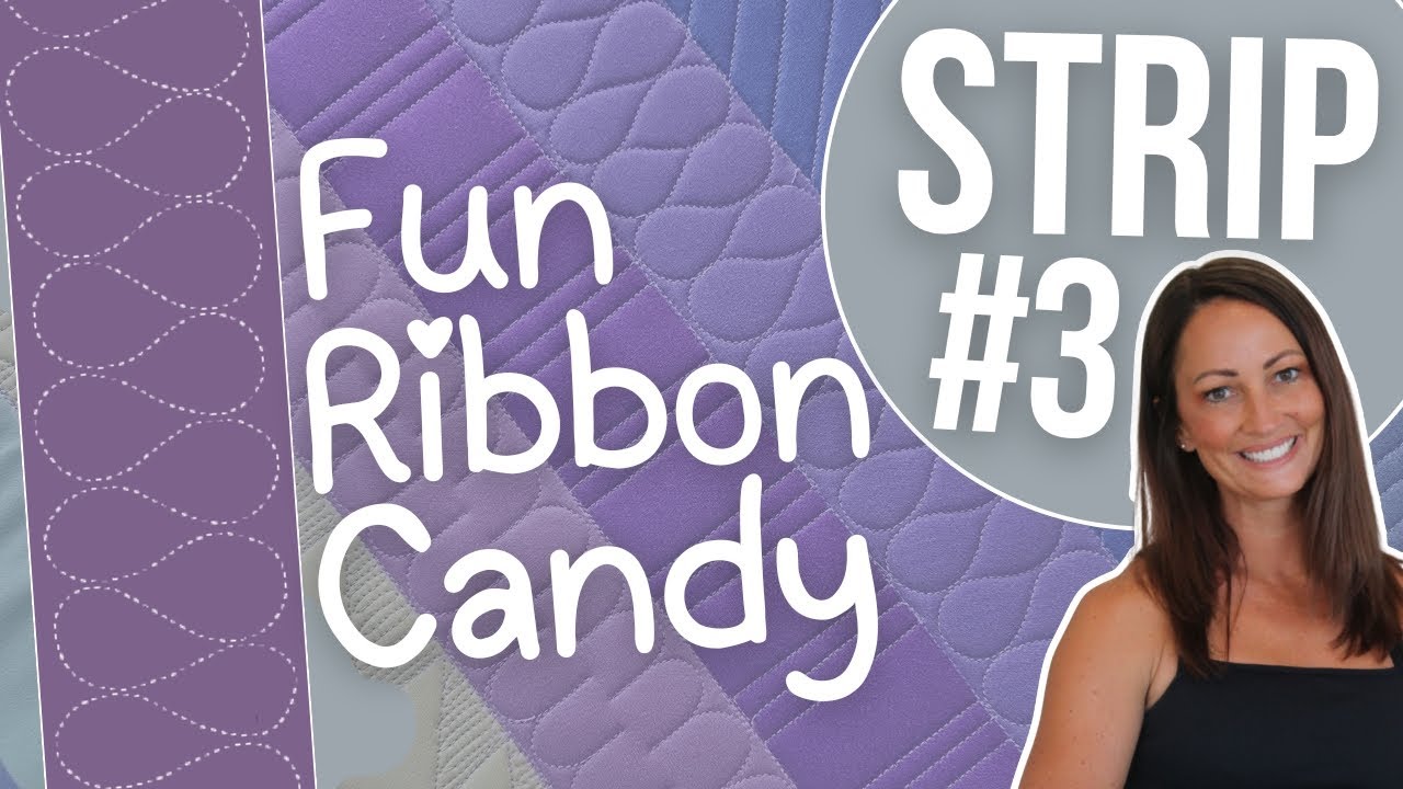 99+ Strip Series #3 | Quilting Ribbon Candy Free-Motion in a 2” Strip