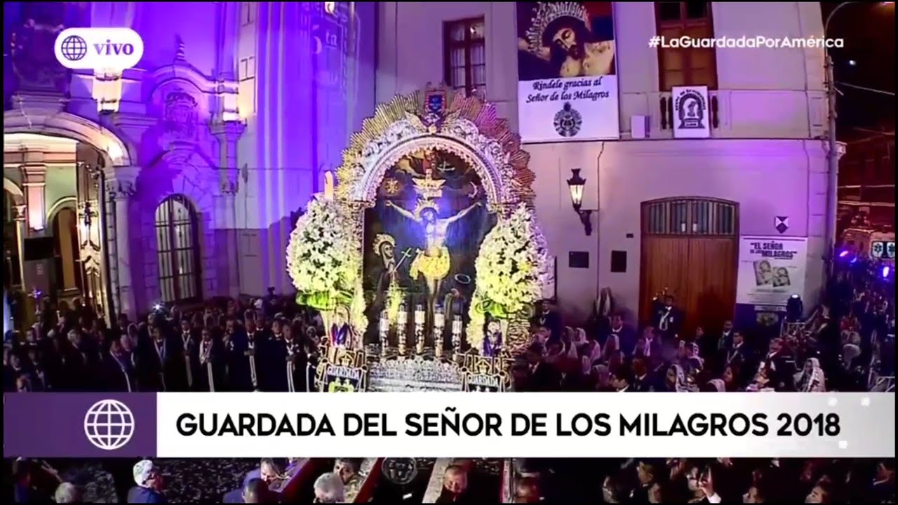 GUARDADA DEL SEÑOR DE LOS MILAGROS DE LAS NAZARENAS - SEXTA CUADRILLA 2018