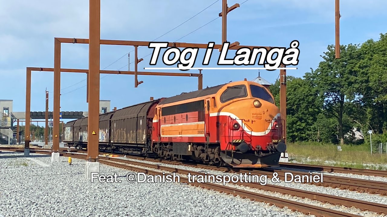 Tog i Langå. Feat. @Danish_Trainspotting  & Daniel. |13/06 25