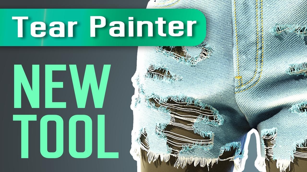 NEW TOOL!!! TEAR PAINTER - Procedural tears done with geometry nodes!