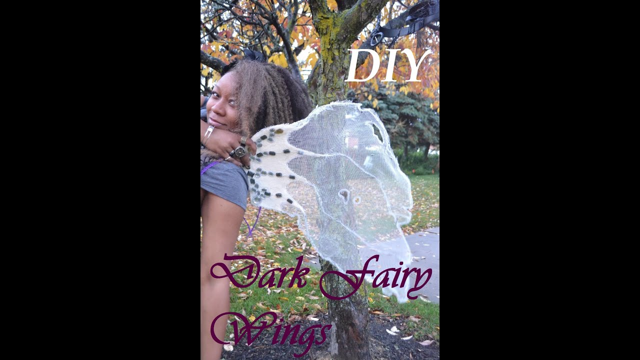 DIY Dark Fairy Wings 2 of 3