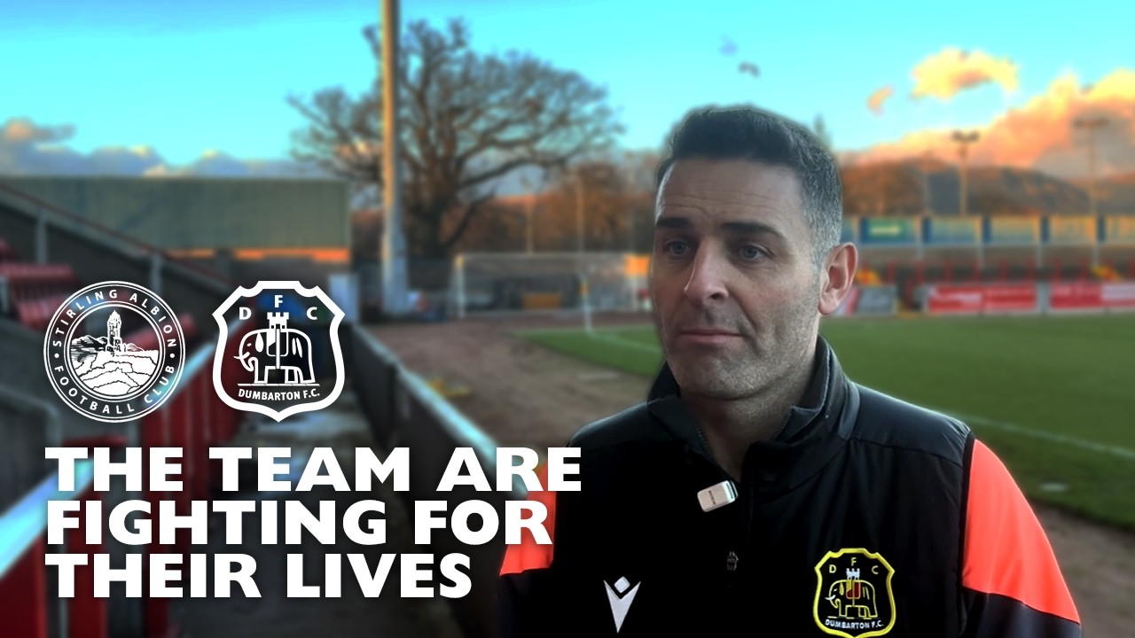Frank McKeown | Post-Match Interview | Stirling Albion 1-1 Dumbarton | William Hill League 2