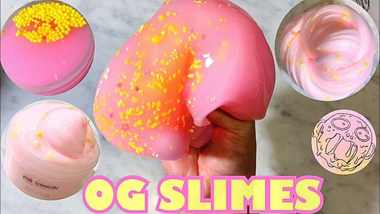 【OG SLIMES🍋pink lemonade🍋ミルキークリア⭐️新テクスチャ】【ASMR】100% honest slime review