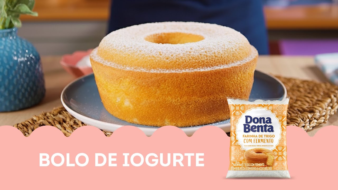Receita de Bolo de Iogurte | Cozinha Dona Benta​
