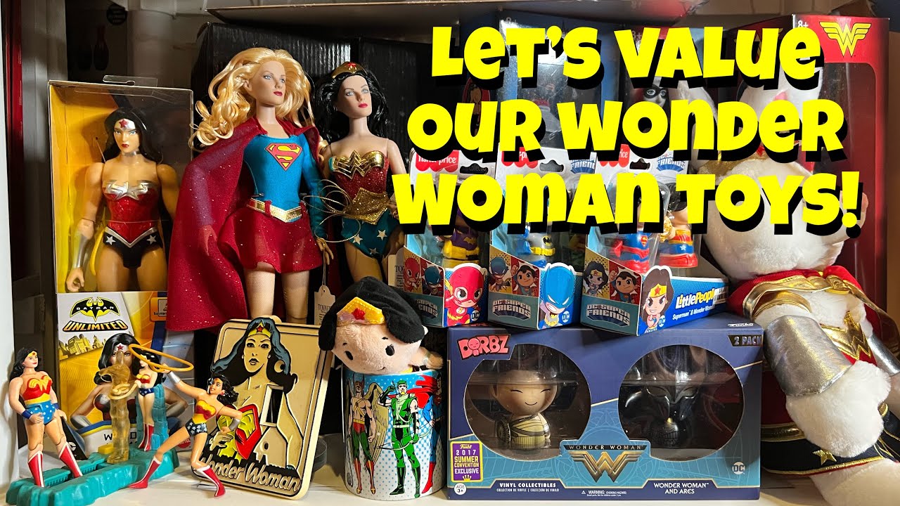 “Valuing My Toy Collection” Ep. #122 Wonder Woman dolls & toy. Tonner, Supergirl, Eternals, collect