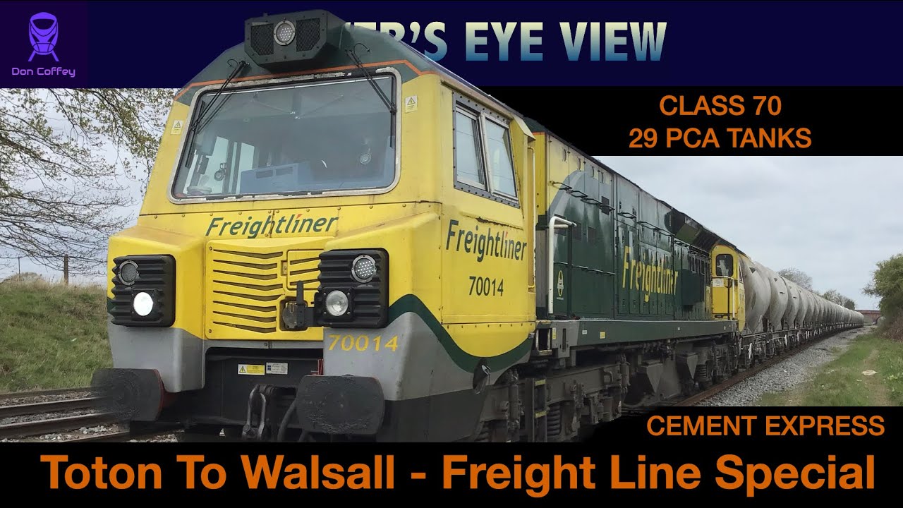 Toton to Walsall - Freight Line Special