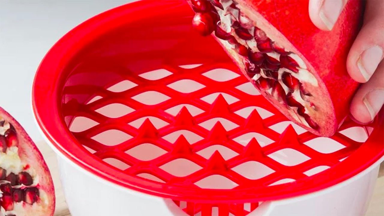 Pomegranate Deseeder Demo | Our Culinary Team Tests Kitchen Gadgets