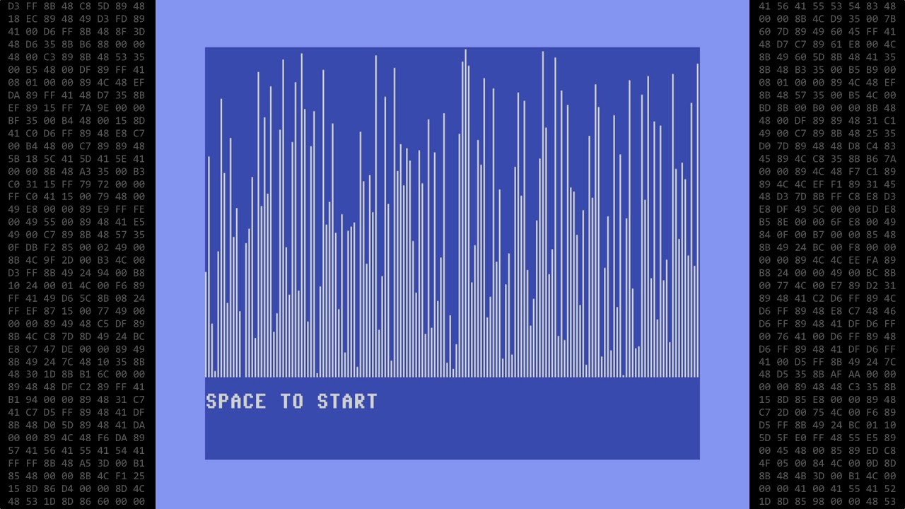 C64 machine language & Vision BASIC quicksort demo (final chapter)