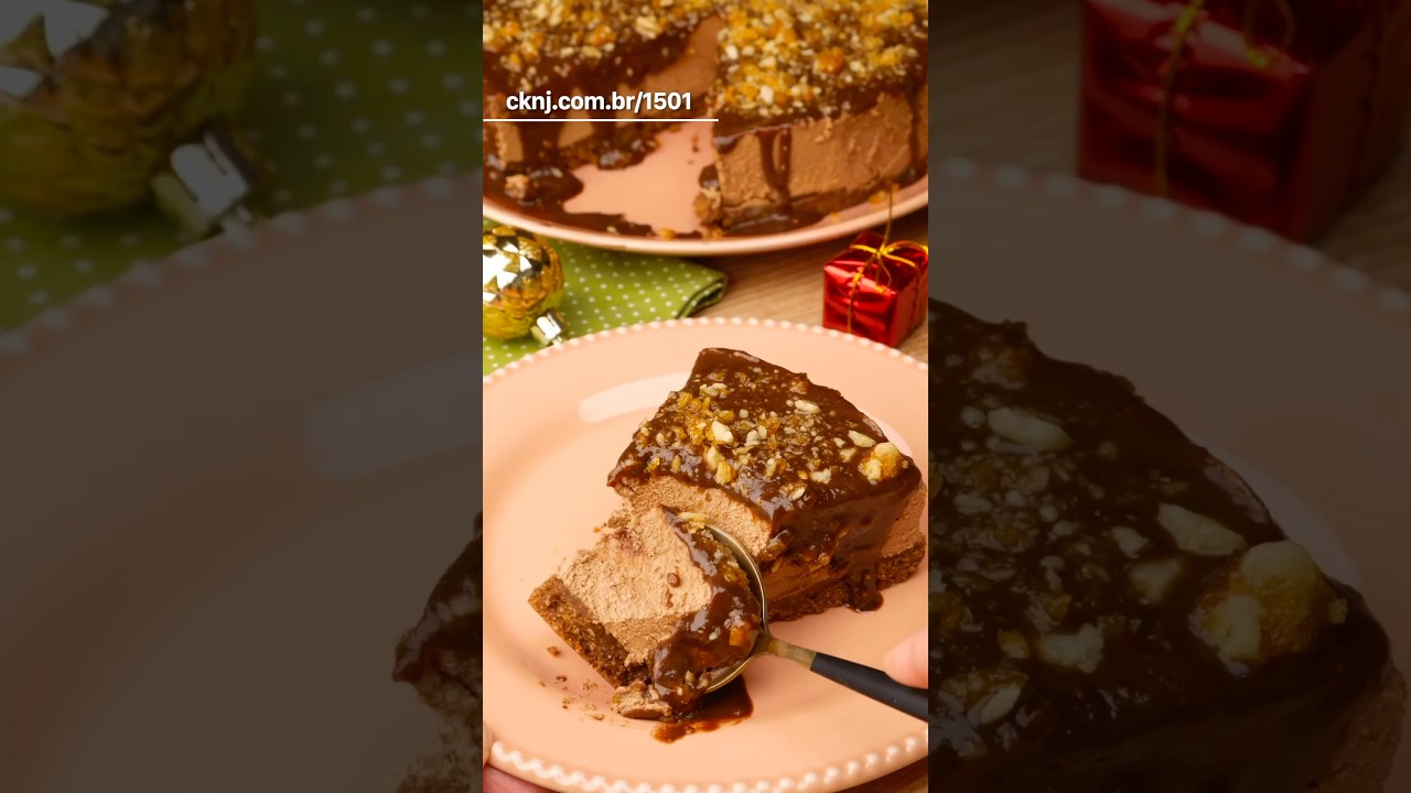 Como fazer Torta Mousse de Chocolate com Nozes