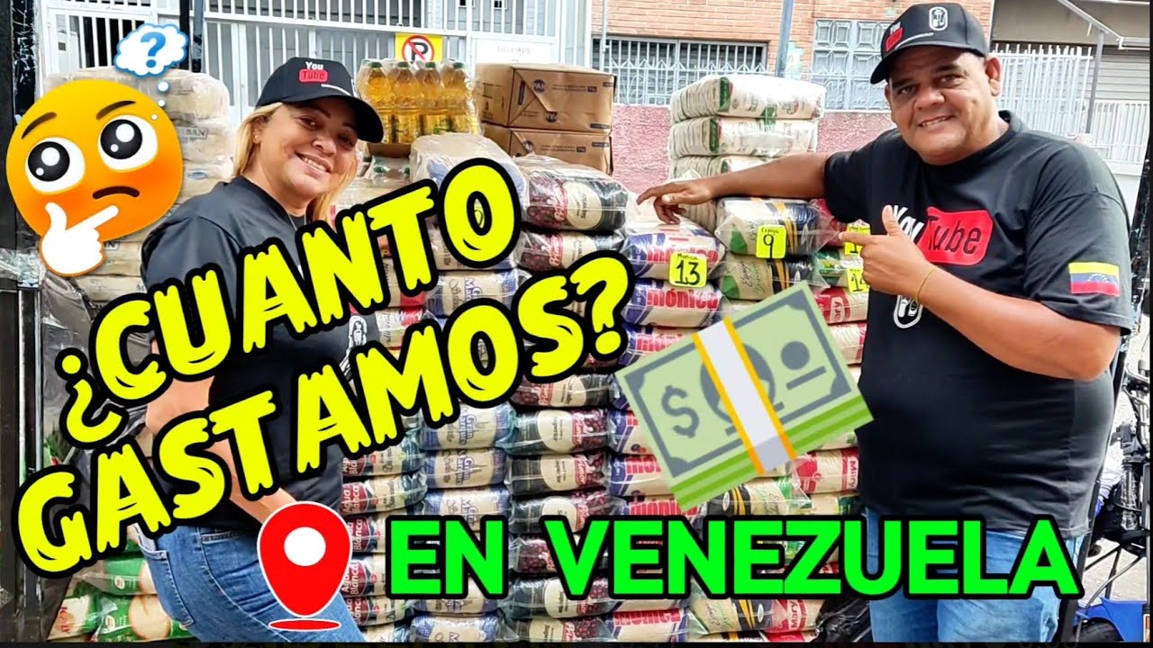🚨🔊¡Descubre Cuánto Se gasta en COMIDA en Venezuela! La realidad  del Venezolano.....