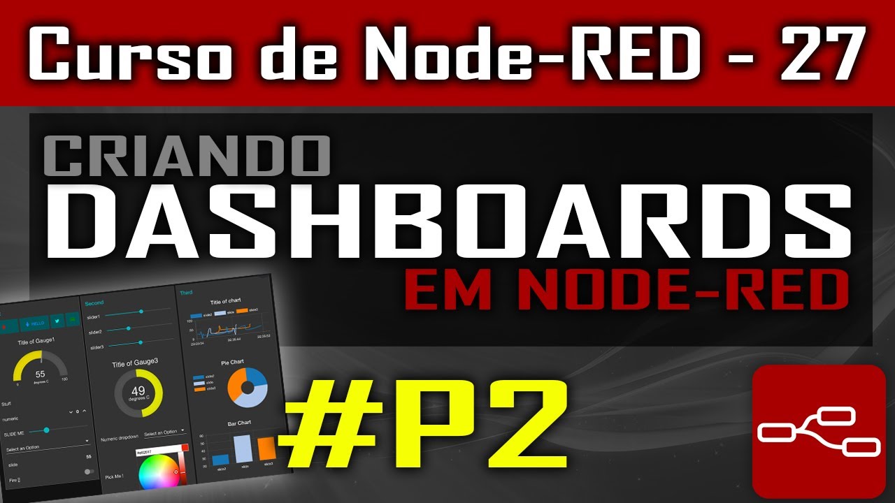 Dashboard em Node-RED #P2 [Node-Red] - Curso de Node - Aula 27
