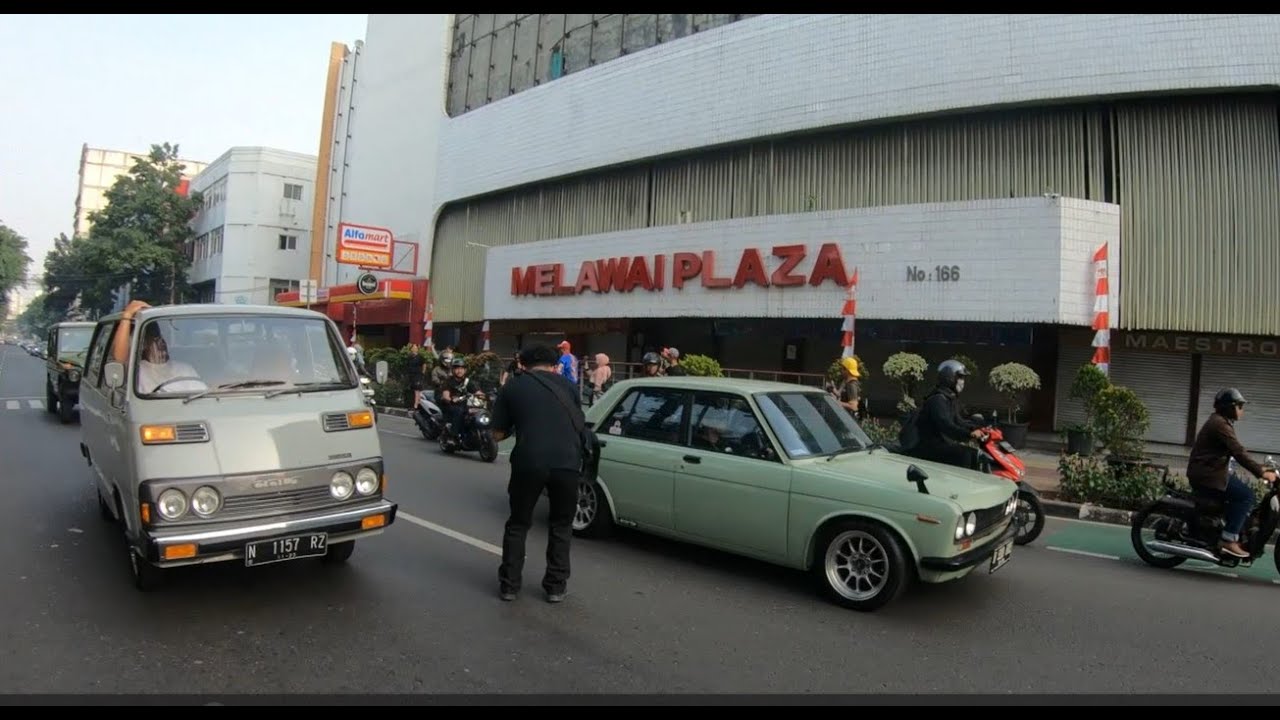 LINTAS MELAWAI, TEMPAT MEJENG ANAK MUDA TAHUN 90-AN, BANYAK MOBIL KEREN YANG LEWAT