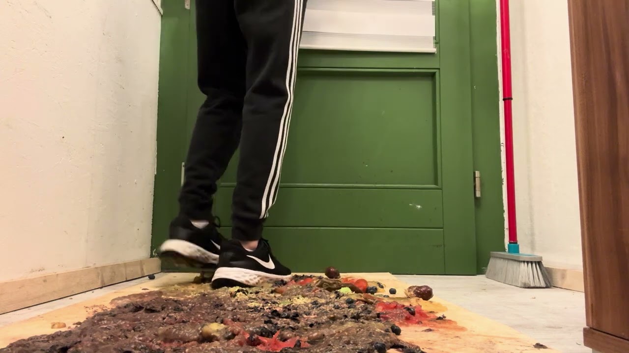 Nike sneaker crushing fruits 3