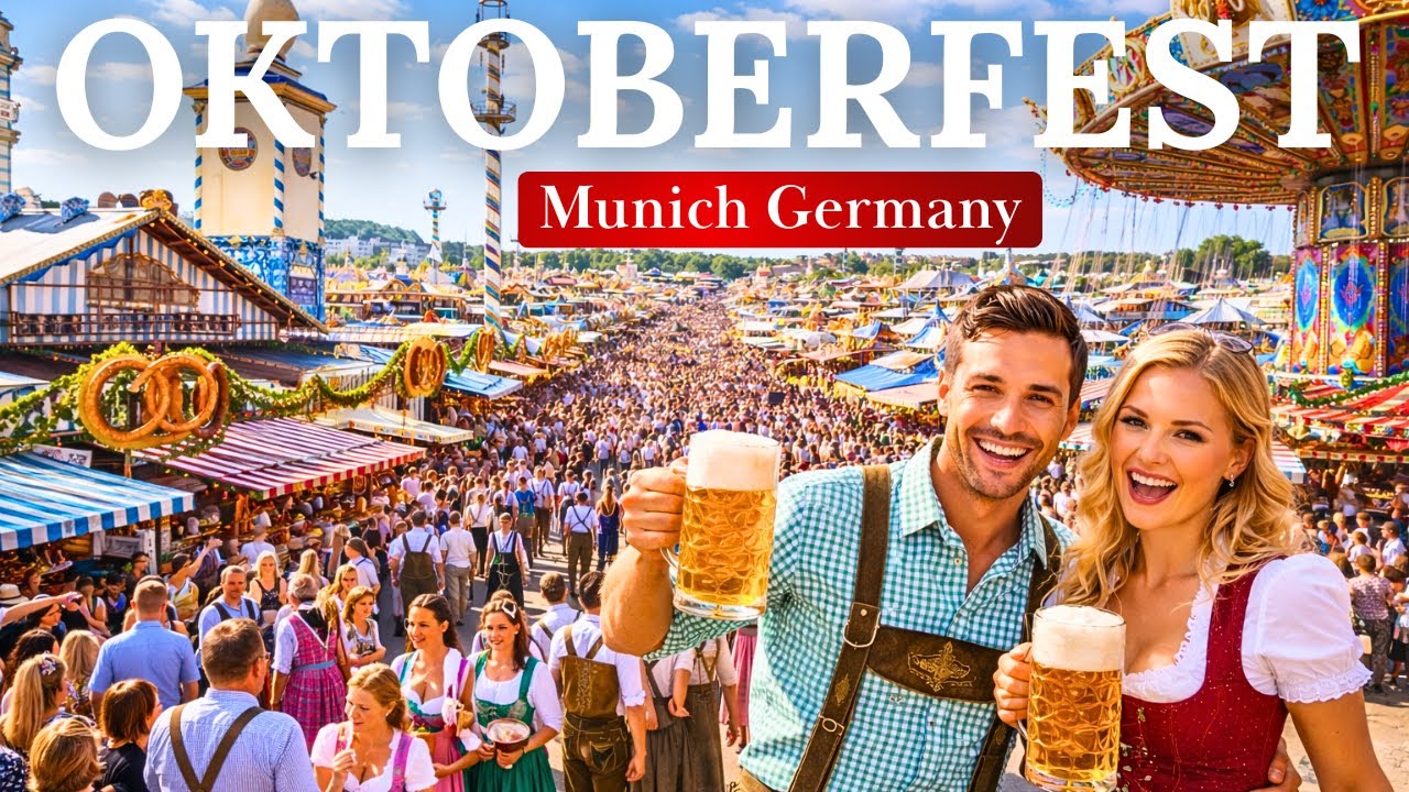 🇩🇪 OKTOBERFEST MUNICH BAVARIA GERMANY 2025. 🍺. Walking Tour 4K60fps UHD HDR. With Subtitles