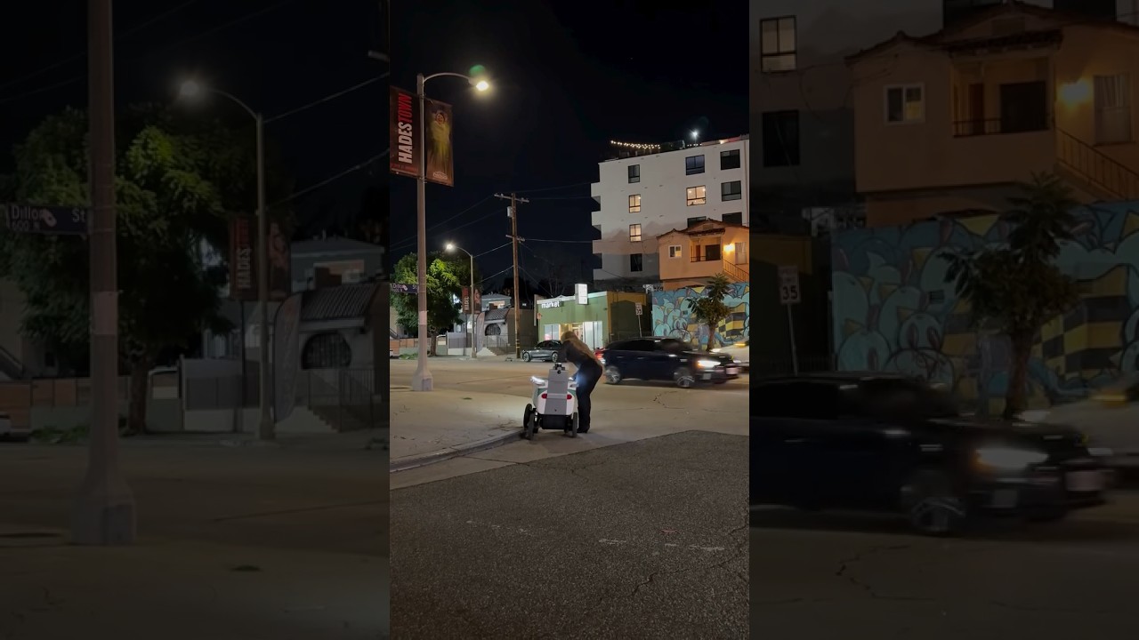 Drake’s OVO Artist Naomi Sharon Stops to Help a Robot Delivery Machine 🤖❤️