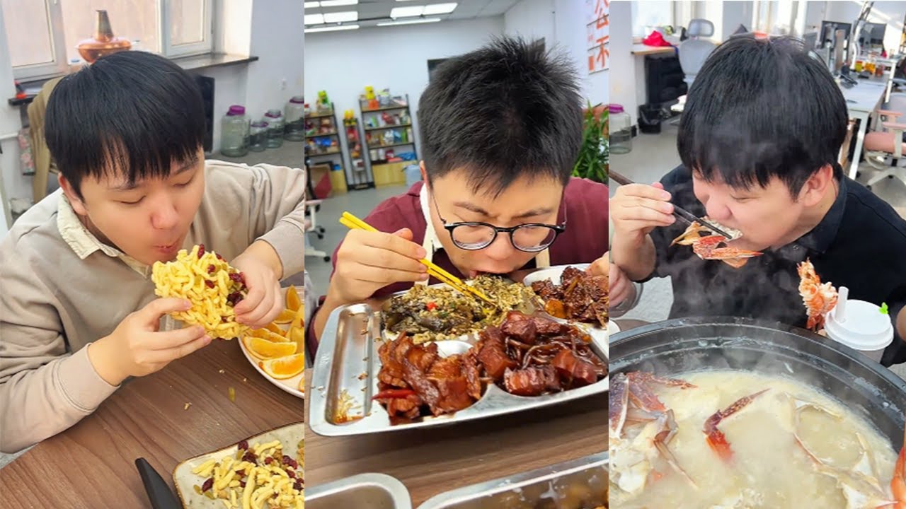 【明天誰做東】打工人在辦公室偷偷煮飯，香到老闆來蹭飯#food #家庭菜 #美食做法 #美食 #小吃 #cooking
