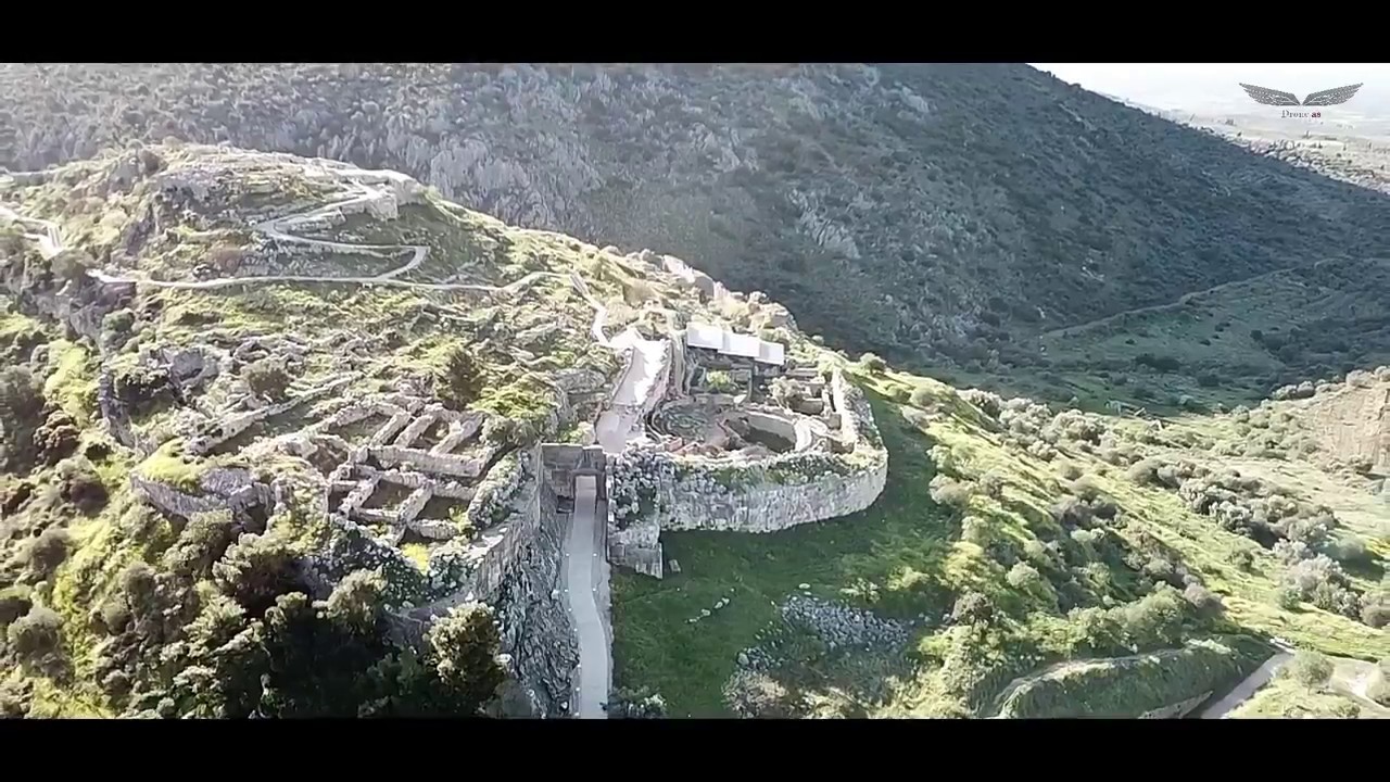Mycenae.The kingdom of the Lions.Drone as