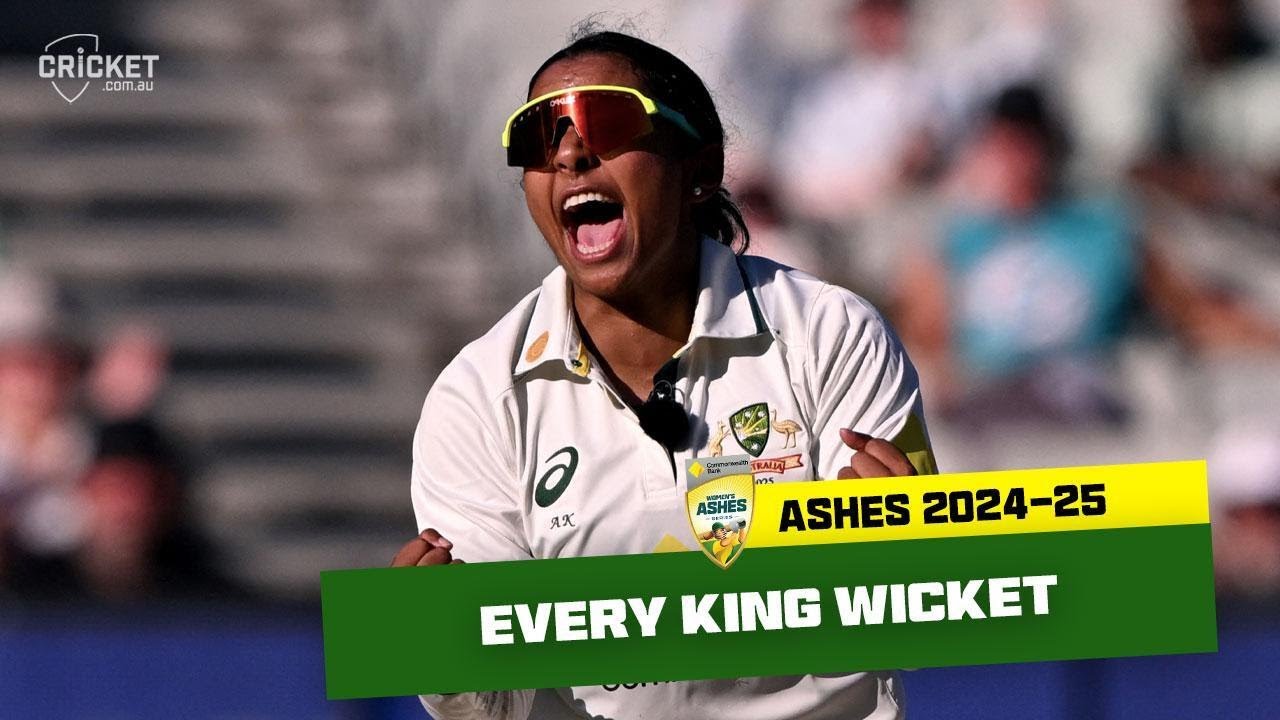 Every wicket: King spins through England | Australia v England 2024-25