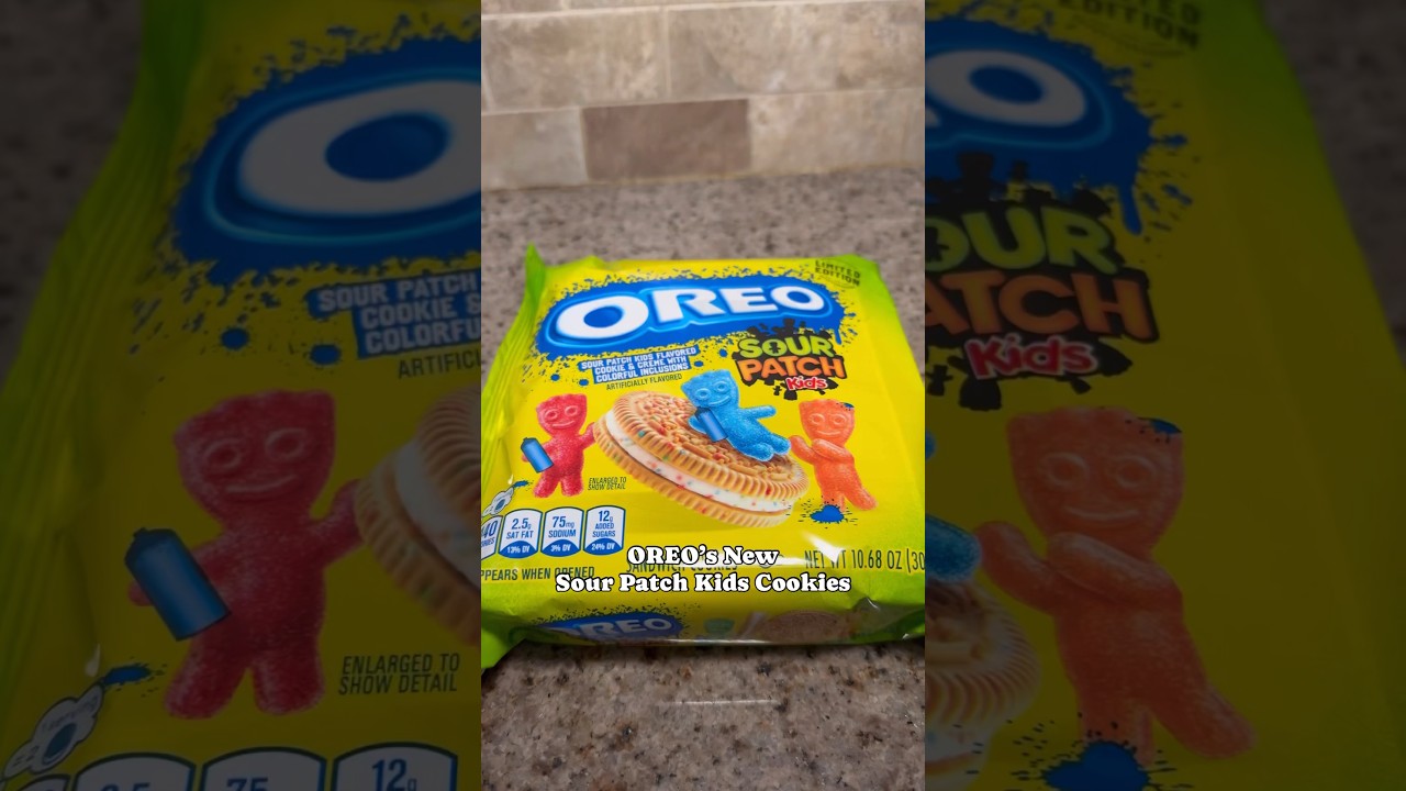 OREO’s new sour patch kids cookies 