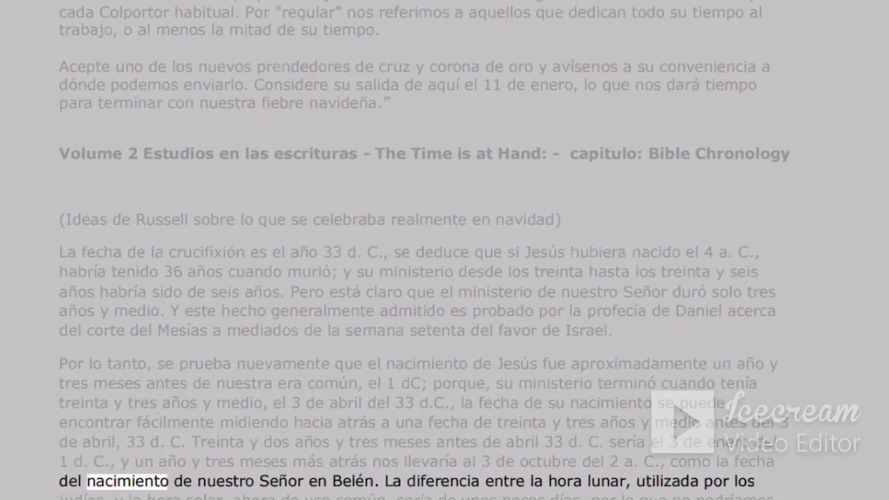 La Navidad y los Estudiantes de la Biblia de finales del siglo XIX