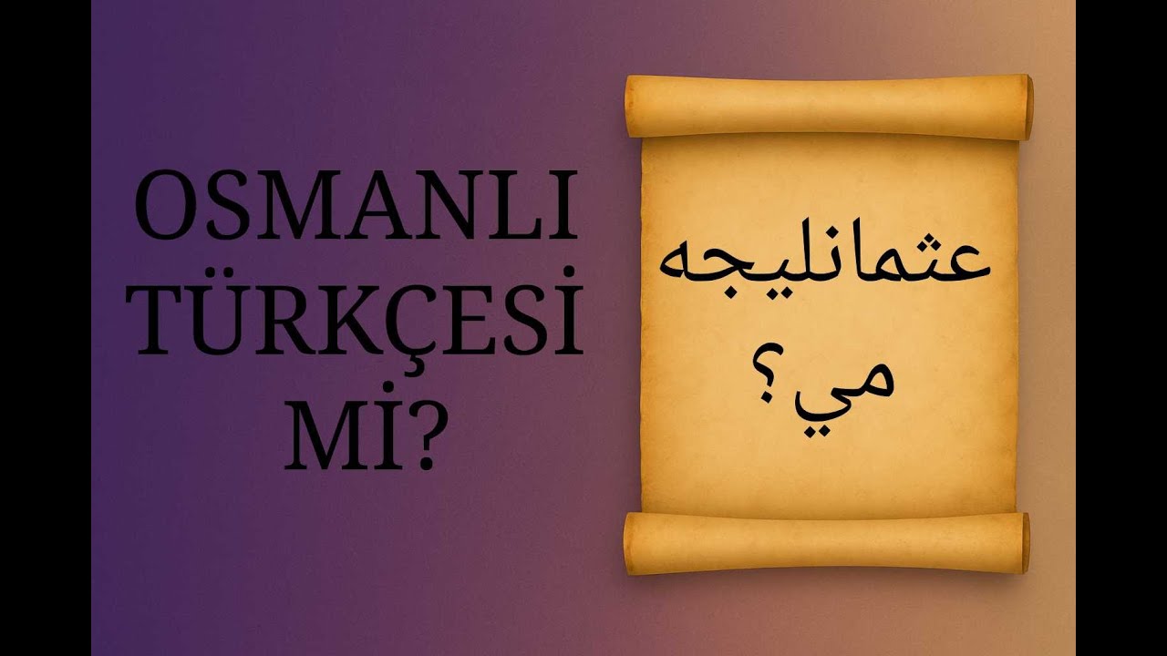Osmanlı Türkçesi mi? Osmanlıca mı? Yapay Zekâ Destekli Video 2