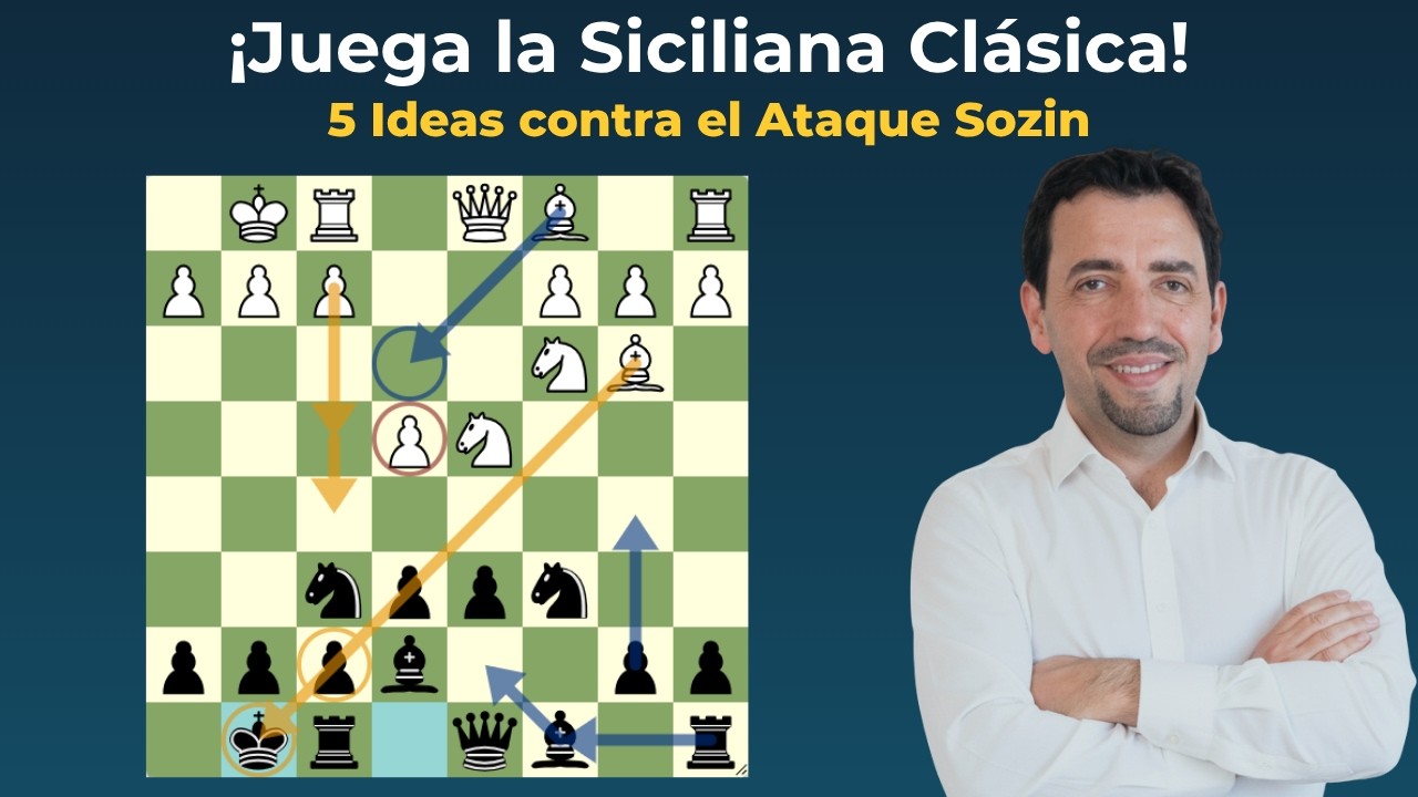 ¡Juega la Defensa SICILIANA CLÁSICA! 5 Ideas para DERROTAR el Ataque Fischer/Sozin (2021)
