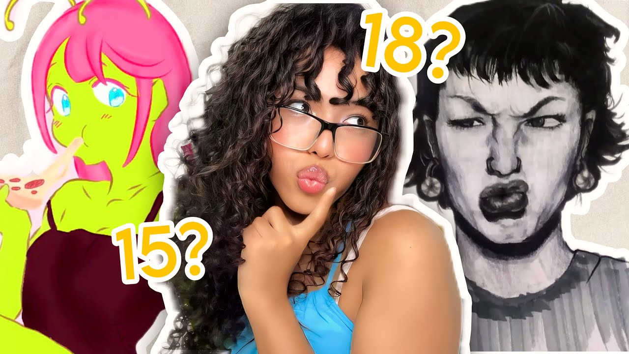 ADIVINA la edad del DIBUJANTE 🎨 parte 2