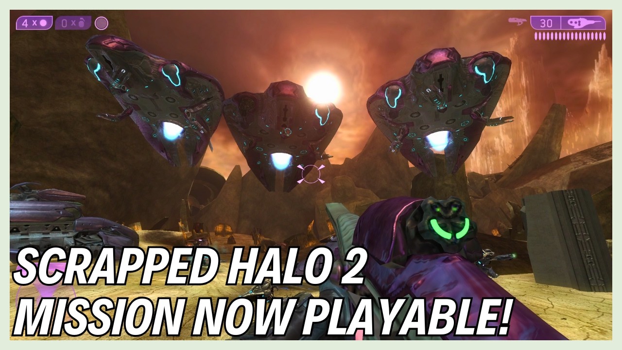 Halo 2's Cut Campaign Level ALPHA MOON Has Been Fully Restored!!