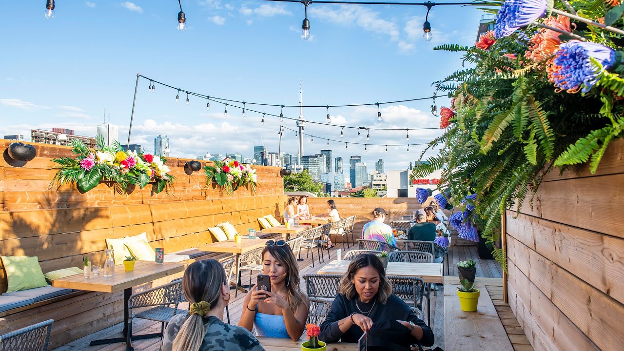 Sky Flower is Toronto's new pop-up rooftop patio