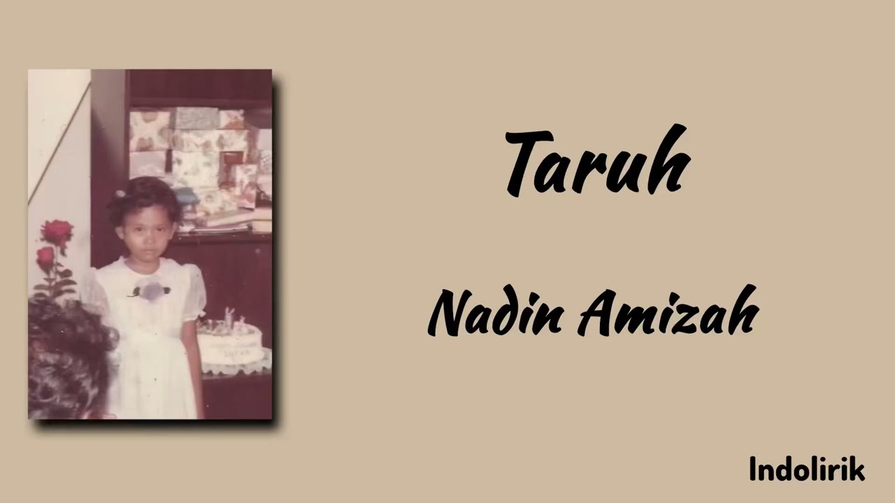 Taruh - Nadin Amizah | Lirik Lagu