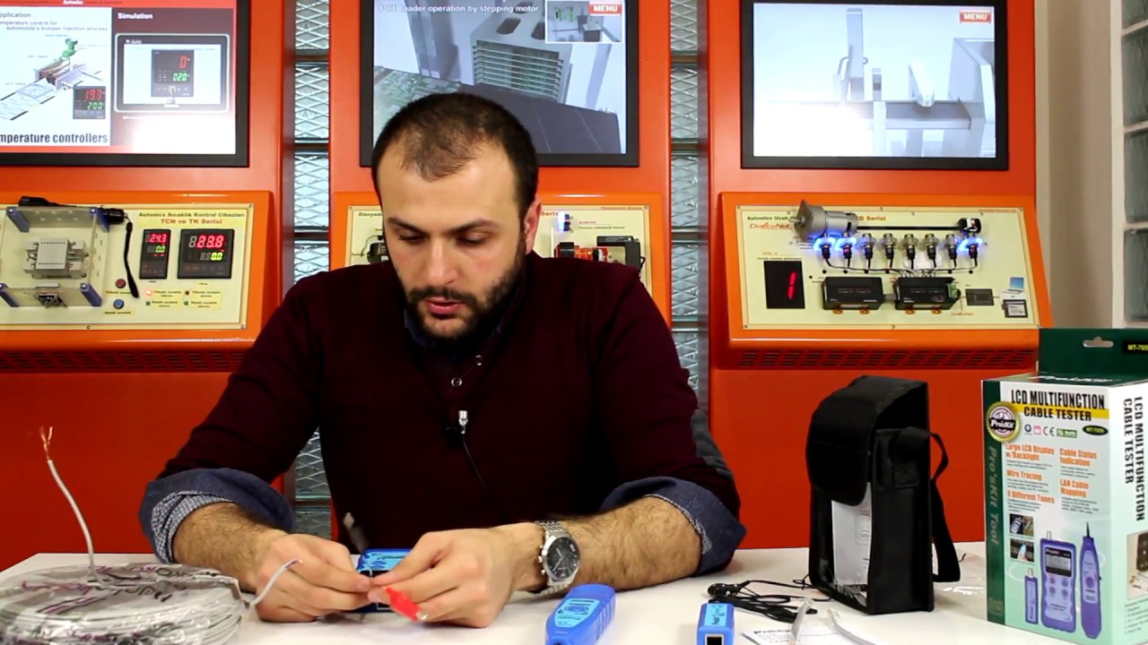 Proskit MT-7059 LCD Çok Fonksiyonlu Kablo Test Cihazı