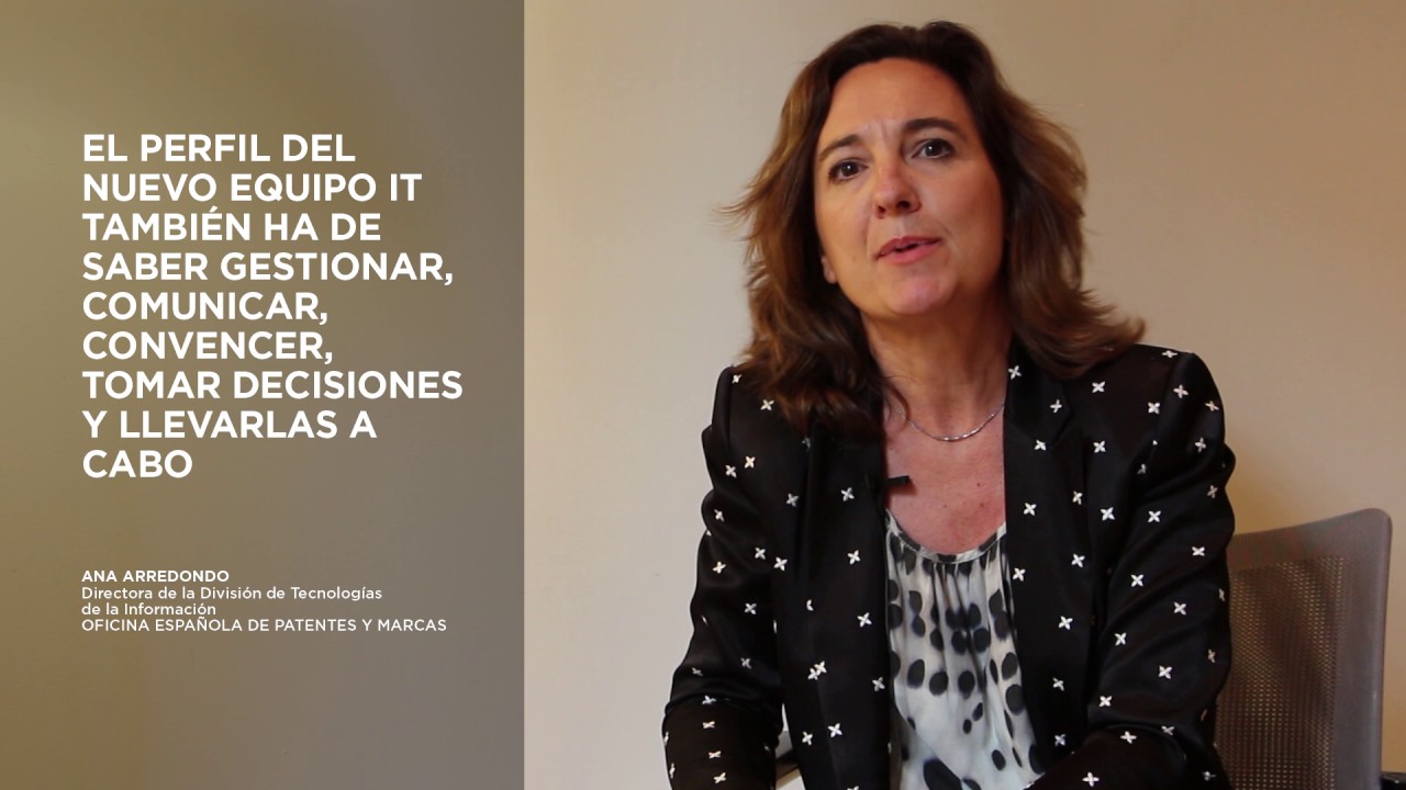 Ana Arredondo, Directora Div. Tec.  Inf. OFICINA ESPA&Ntilde;OLA DE PATENTES Y MARCAS