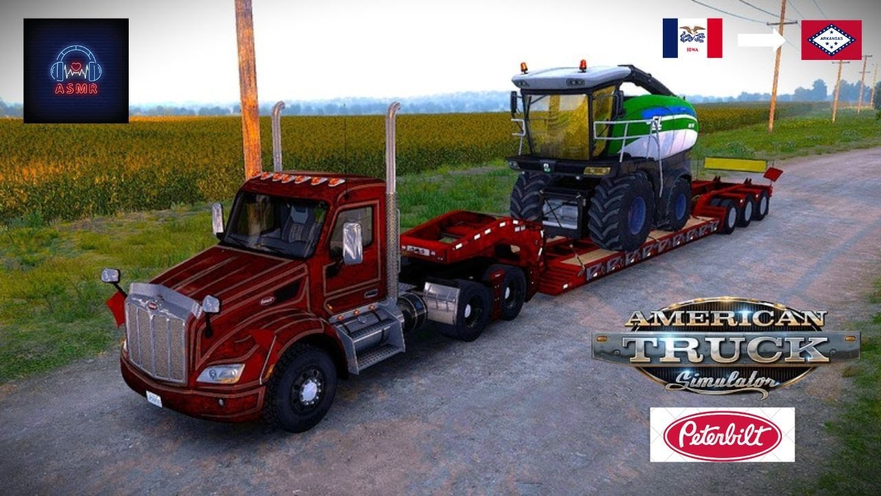 Forage Harvester Delivery | Peterbilt 579 Day Cab | Waterloo → Pine Bluff | ATS