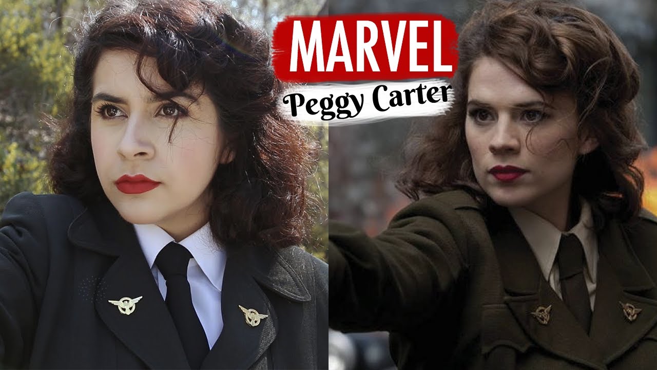 Agent Peggy Carter Makeup & Thrifted/DIYed Outfit