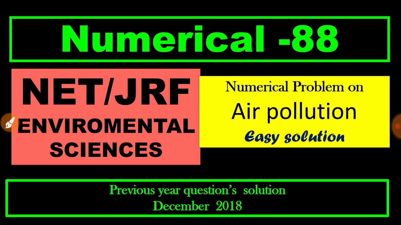 Numerical on inversion layer| air pollution| nta ugc net jrf environmental sciences | mind mapping