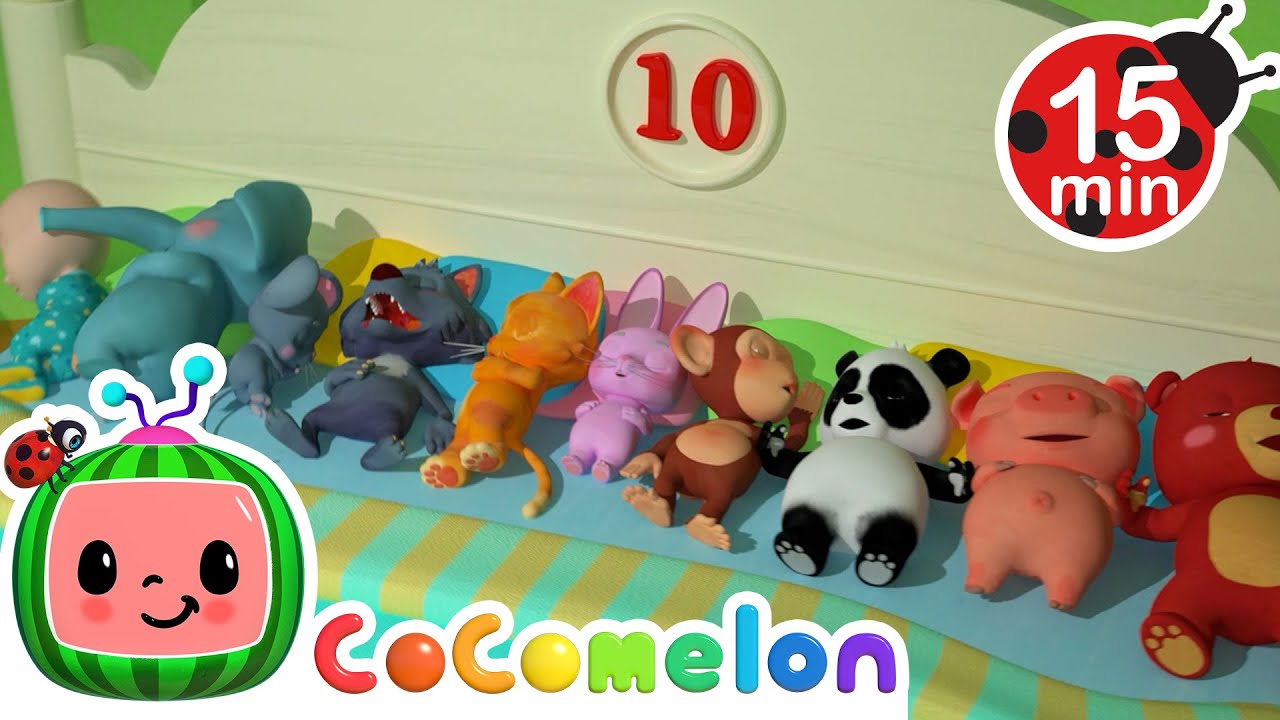 Ten in the Bed | Classic CoComelon Songs for Kids | Moonbug Kids Karaoke Time