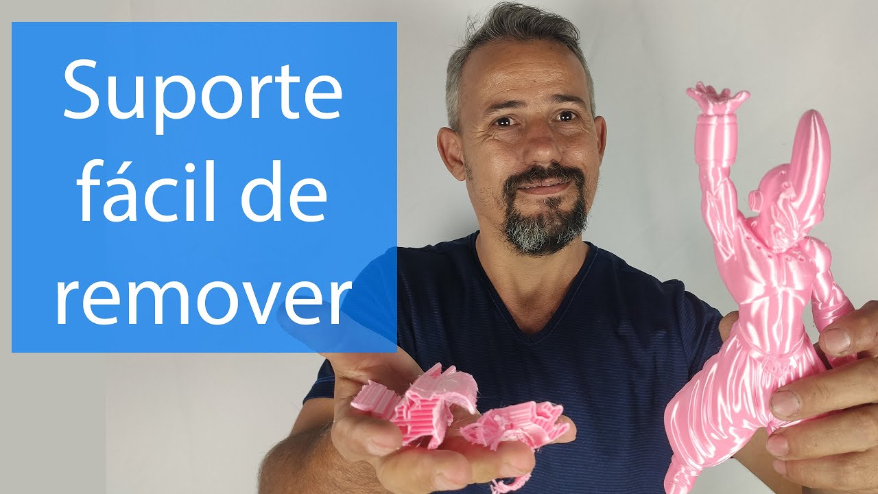 Suporte impressao3d - Como remover de forma fácil