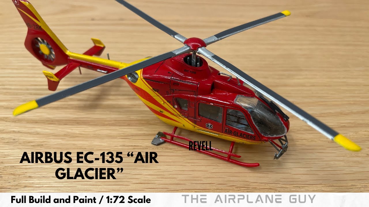 Airbus EC135 / Revell / 1:72 scale / Assembly Process / Painting / Scale Helicopter / Air Glaciers